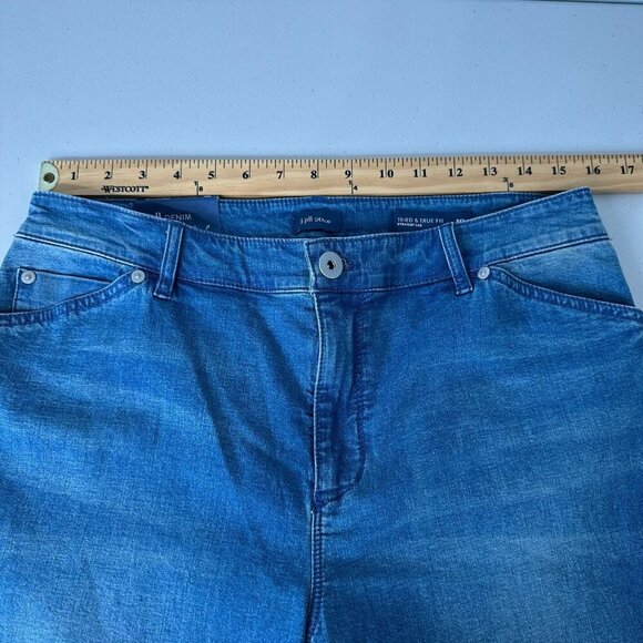J Jill Tried And True Fit Jeans Size 10 Tall Straight Leg Stretch - Picture 9 of 11